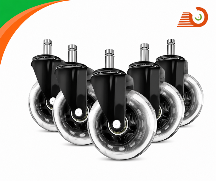 SET X5 RUEDA 3" PARA SILLA ESCRITORIO